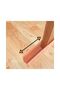 Snap-on Under-Door Insulation Sponge Heat Insulation Cold Air Cutter Insect and Dust Prevention 2 Pieces Beige - 4