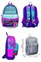 Elementary School Backpack and Pencil Case Set - Pink and Purple Turtle - Girl - 2