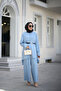 Light Blue Hijab Yade Set - Model 514 - 3