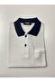 Polo Collar 100% Cotton Lacoste Fabric T-Shirt. Burgundy, White, Gray - 3