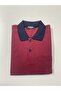 Polo Collar 100% Cotton Lacoste Fabric T-Shirt. Burgundy, White, Gray - 2