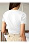 تيشيرت قطني أساسي برقبة على شكل حرف V مطبوع عليه CLASSICAL - 3