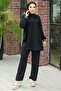 Gülfer Ribbed Set 722 - Black
