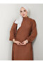 Women's Ruched Detail Drawstring Hijab Dress - 6