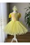 Shiny Sequin Tulle Girl's Evening Dress