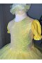 Shiny Sequin Tulle Girl's Evening Dress - 5