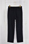 Lacivert Beli Lastikli Slim Fit Duble Paça Kumaş Pantolon TMNAW21PL0107 - 11