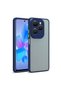 Infinix Hot 40I Compatible Case Matte Silicone Cover with Fingerprint Free Camera Protection