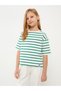 Southblue Crew Neck Striped Short Sleeve Girls' T-Shirt (S3) - 2