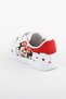 Girl's White Orthopedic First Step Minnie Mouse Printed Faux Leather Sports Shoes - 3
