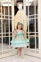 Roba Glitter Detailed Accessory Girl's Evening Dress with Gift - 2