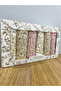 6-Piece French Guipure Embroidered Patterned Luxury Dowry 50x90 Boxed Hand Face Towel Set - 7