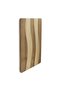 Natural Solid Wood Log Serving, Cutting and Presentation Board (Walnut-Ash Wood) - 3