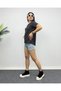 Μπλουζάκι Anthracite Crew Neck Basic - 4