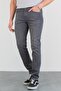 Men's Jack Dark Gray Grinded Slim Fit Lycra Jean Jeans
