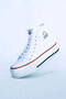 Women's Thick Heeled Sports Shoes Bn-30939-White - 2
