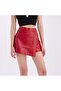 Leather Shorts Skirt