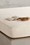 Pure Natural 100% Cotton Washed Extra Large Fitted Bed Sheet 180*200 PKC - 3