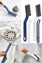 Multifunctional Joint Floor Tile Bathroom Kitchen Groove Cleaning Brush Garbage Cleaning Brush with Tweezers - 2