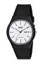 Classic Striped Unisex Wristwatch with Waterproof Silicone Band and Double Calendar - 4