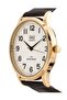 Gold White Classic Bold Number Men's Wristwatch - 3