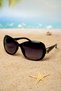 Women's Black Fancy Ribbons Sunglasses Dp61black