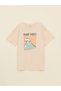 Lcw Kids Crew Neck Printed Short Sleeve Organic Cotton Boys' T-Shirt (S2)