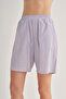 Women's Pocket Detail Striped Shorts Pajama Set - 6