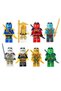 8 Pieces of Compatible Building Blocks Ninja Go