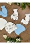 Organic 6-Piece Newborn Baby Boy Hat Gloves Set Fish