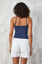 Indigo Beige 2-Piece Thin Thread Strap Cotton Basic Undershirt 27274 - 4