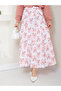 Women's Floral Skirted Hijab Set - 8