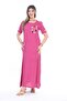 Women's Short Sleeve Summer Woven Dress - 4