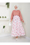 Women's Floral Skirted Hijab Set