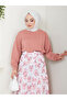 Women's Floral Skirted Hijab Set - 6