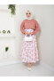 Women's Floral Skirted Hijab Set - 2