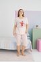 Multicolor Curve Plus Size Oversized Cotton Knitted Capri Set - 2