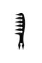 Wide Tooth Hair Styling Comb No:9 Shark Tooth Comb - 2
