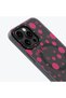 حافظة متوافقة مع هاتف iPhone 13 Pro Max مع ميزة Magsafe من سلسلة Polka Dot Patterned Youngkit Spots باللون الرمادي - 2