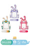 400ml New Collection Cute Rabbit Ear-Shaped Tritan Kids' Water Bottle with Straw - 8