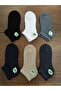 Children's 6 Pairs Seamless Bamboo Short Summer Booties Socks - 3