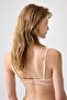 X Melodi Powder-Cream Textured Bikini Top Bandeau Ball - 4