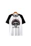 Yujiro Hanma's Gym Printed Raglan Sleeve White Unisex Oversized t-shirt - 2