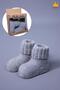 Baby Girl and Boy 100% Knitwear Booties 0-6 Months Newborn Boxed Gift Gray 11491