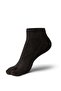 Anti-Fungal Toe Booties Men's Black Silver Socks - 3