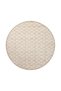 Cube Checkered Cream Woven Base Washable Carpet Miravip9099 - 4