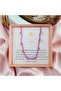 Miyuki Seed Beaded Colorful Daisy Necklace - Summer Fashion, Hypoallergenic - 6