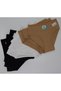 Ji̇ber 9-piece Cotton High Waist Bato Slip Panties - Black and White Nude / 652 - 4