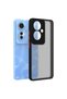 Reno 11F 5g Case Matte Anti-Fingerprint Camera Protected Hard Silicone Cover with Colorful Buttons - 2