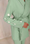 WATER GREEN Flower Patterned Set - 32-2089 - 5